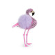 Aplicație termoadezivă - flamingo cu pompon - Alb (1 Bucată) Aplicație termoadezivă - flamingo cu pompon - Alb (1 Bucată)