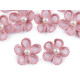Flori din organza cu perlă, ø2,5 cm - Off white (120 Bucăți) Flori din organza cu perlă, ø2,5 cm - Off white (120 Bucăți)