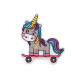 Aplicație termoadezivă unicorn - Alb (1 Bucată) Aplicație termoadezivă unicorn - Alb (1 Bucată)