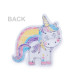Aplicație termoadezivă unicorn - Alb (1 Bucată) Aplicație termoadezivă unicorn - Alb (1 Bucată)
