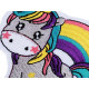 Aplicație termoadezivă unicorn - Alb (1 Bucată) Aplicație termoadezivă unicorn - Alb (1 Bucată)
