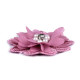 Flori textile cu mărgele, ø5 cm - Albastru deschis (10 Bucăți) Flori textile cu mărgele, ø5 cm - Albastru deschis (10 Bucăți)
