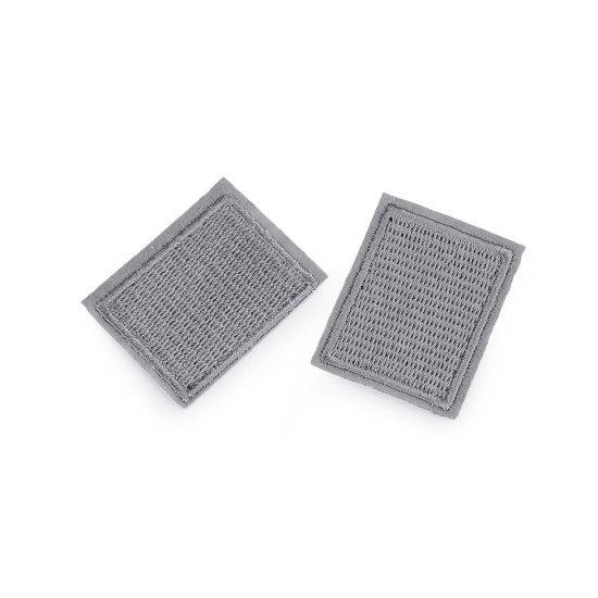 Aplicație / petic termoadeziv 3x4 cm - Albastru deschis (100 Bucăți) Aplicație / petic termoadeziv 3x4 cm - Albastru deschis (100 Bucăți)