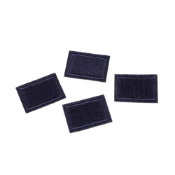 Aplicație termoadezivă / petic 2,3x3,3 cm - Albastru închis (10 Bucăți)