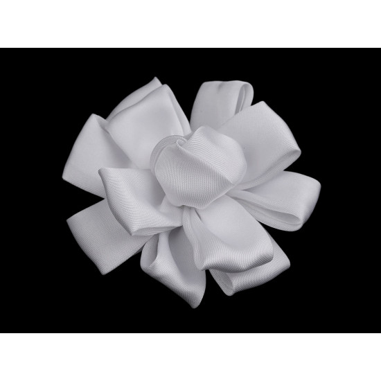 Floare din satin ø6,5 cm - Crem deschis (10 Bucăți) Floare din satin ø6,5 cm - Crem deschis (10 Bucăți)