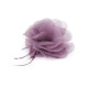 Floare de sifon cu pene ø8-9 cm - Gri petrol (1 Bucată) Floare de sifon cu pene ø8-9 cm - Gri petrol (1 Bucată)