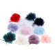 Floare de sifon cu pene ø8-9 cm - Gri petrol (1 Bucată) Floare de sifon cu pene ø8-9 cm - Gri petrol (1 Bucată)