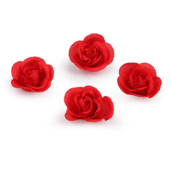 Floare de trandafir artificiala ø3 cm - Roșu (10 Bucăți)