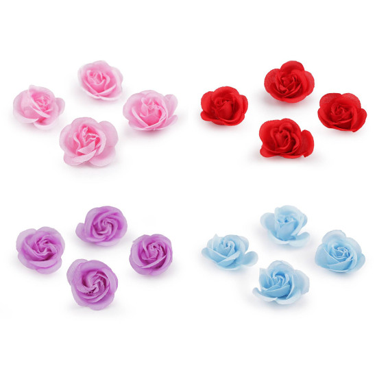 Floare de trandafir artificiala ø3 cm - Roz deschis (120 Bucăți)