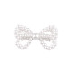 Fundita din perle pentru decorarea hainelor si accesoriilor - Alb (5 Bucăți) Fundita din perle pentru decorarea hainelor si accesoriilor - Alb (5 Bucăți)