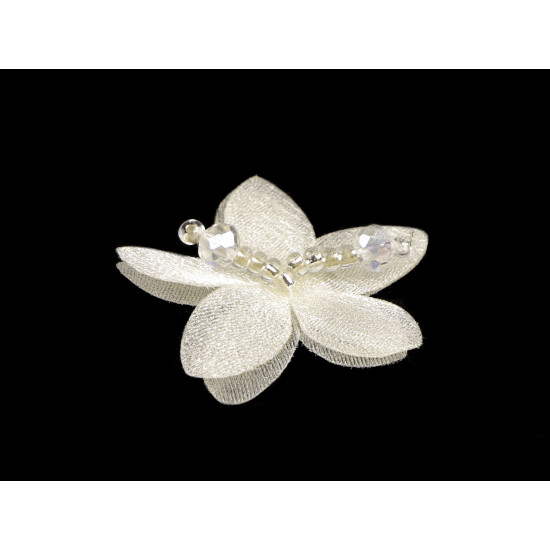 Floare cu margele pentru cusut si lipit ø4 cm - Roz pudrat (40 Bucăți) Floare cu margele pentru cusut si lipit ø4 cm - Roz pudrat (40 Bucăți)