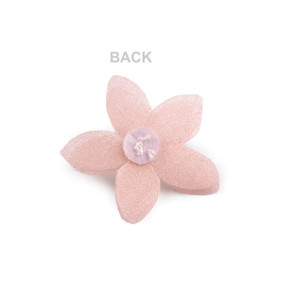 Floare cu margele pentru cusut si lipit ø4 cm - Roz pudrat (40 Bucăți) Floare cu margele pentru cusut si lipit ø4 cm - Roz pudrat (40 Bucăți)