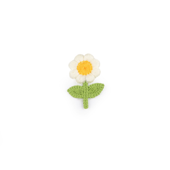 Floare brodata 2,4x3,7 cm - Roz pudrat (100 Bucăți) Floare brodata 2,4x3,7 cm - Roz pudrat (100 Bucăți)