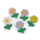 Floare brodata 3,8 x 6 cm - Verde deschis (10 Bucăți) Floare brodata 3,8 x 6 cm - Verde deschis (10 Bucăți)