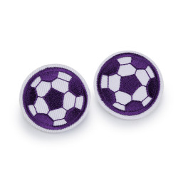 Aplicatie termoadeziva minge de fotbal - Violet (10 Bucăți)
