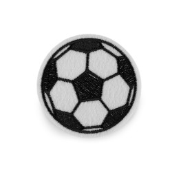 Aplicatie termoadeziva minge de fotbal - Negru (10 Bucăți)