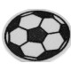 Aplicatie termoadeziva minge de fotbal - Negru (10 Bucăți)