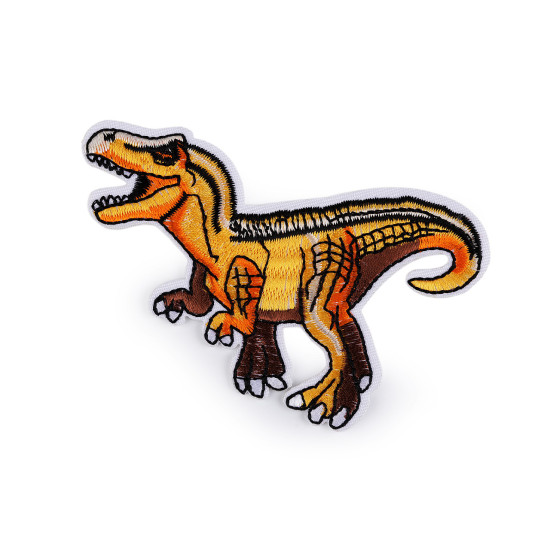 Aplicatie termoadeziva dinozaur - Orange-yellow (40 Bucăți) Aplicatie termoadeziva dinozaur - Orange-yellow (40 Bucăți)
