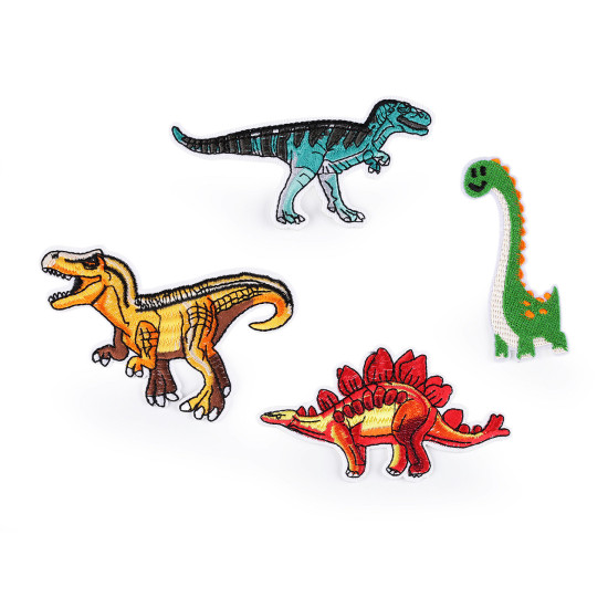 Aplicatie termoadeziva dinozaur - Orange-yellow (40 Bucăți) Aplicatie termoadeziva dinozaur - Orange-yellow (40 Bucăți)