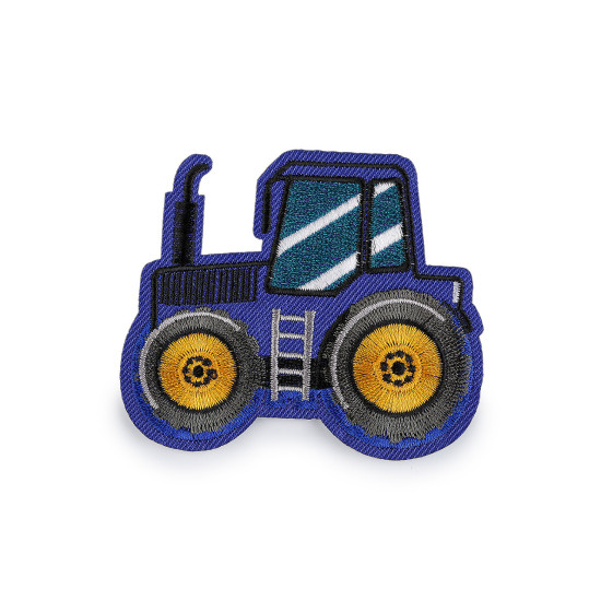 Aplicație termoadezivă tractor - Albastru cobalt (30 Bucăți) Aplicație termoadezivă tractor - Albastru cobalt (30 Bucăți)