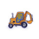 Aplicatii termoadezive tractor, macara, mașină, excavator, pompieri - Orange-yellow (30 Bucăți) Aplicatii termoadezive tractor, macara, mașină, excavator, pompieri - Orange-yellow (30 Bucăți)