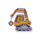 Aplicatii termoadezive tractor, macara, mașină, excavator, pompieri - Orange-yellow (30 Bucăți) Aplicatii termoadezive tractor, macara, mașină, excavator, pompieri - Orange-yellow (30 Bucăți)
