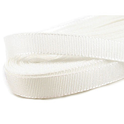 Panglică din tafta, lățime 6 mm - Alb (10 Metri)