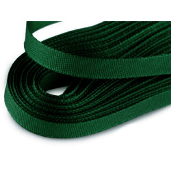 Panglică din tafta, lățime 9 mm - Verde închis (10 Metri)