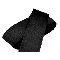 Panglică din tafta, lățime 52 mm - Negru (10 Metri)