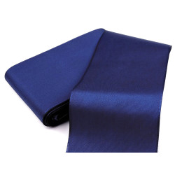 Panglică din tafta, lățime 72 mm - Albastru safir (10 Metri)