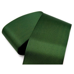 Panglică din tafta, lățime 72 mm - Verde închis (10 Metri)
