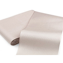 Panglică din tafta, lățime 10,8 cm - Bej deschis (10 Metri)