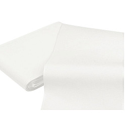 Panglică din tafta, lățime 10,8 cm - Alb (10 Metri)