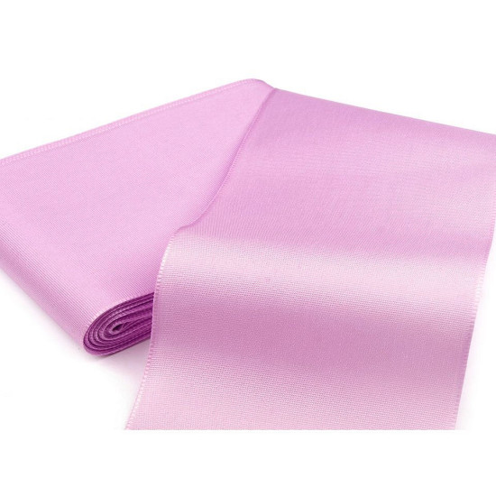 Panglică din tafta, lățime 10,8 cm - Alb (50 Metri)