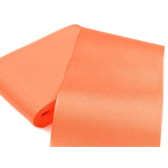 Panglică din tafta, lățime 10,8 cm - Alb (50 Metri)