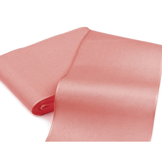 Panglică din tafta, lățime 10,8 cm - Alb (50 Metri)