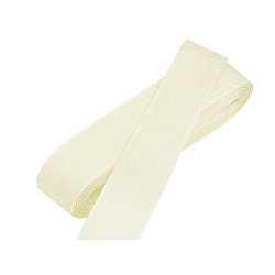Panglică din tafta, lățime 20 mm - Crem deschis (10 Metri)