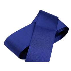 Panglică din tafta, lățime 40 mm - Albastru delta (10 Metri)