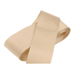 Panglică din tafta, lățime 40 mm - Auriu deschis (10 Metri)