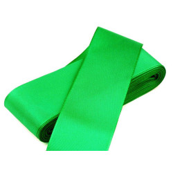 Panglică din tafta, lățime 40 mm - Verde irlandez (10 Metri)