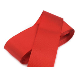 Panglică din tafta, lățime 40 mm - Roșu (10 Metri)
