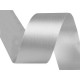 Panglică dublu satinată, lățime 40 mm - Gri neutral (100 Metri) Panglică dublu satinată, lățime 40 mm - Gri neutral (100 Metri)