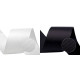 Panglică ripsată, lățime 40 mm - Negru (90 Metri) Panglică ripsată, lățime 40 mm - Negru (90 Metri)