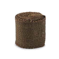 Panglică din iută, lățime 60 mm - Maro închis (1 Bucată)