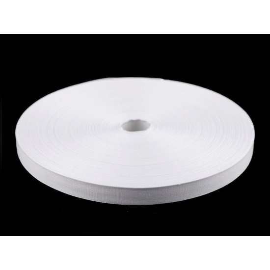 Panglică din bumbac uni, lățime 15 mm - Negru (200 Metri) Panglică din bumbac uni, lățime 15 mm - Negru (200 Metri)