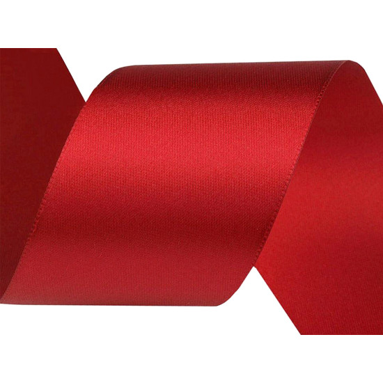 Panglică dublu satinată, lățime 50 mm - Negru (180 Metri) Panglică dublu satinată, lățime 50 mm - Negru (180 Metri)