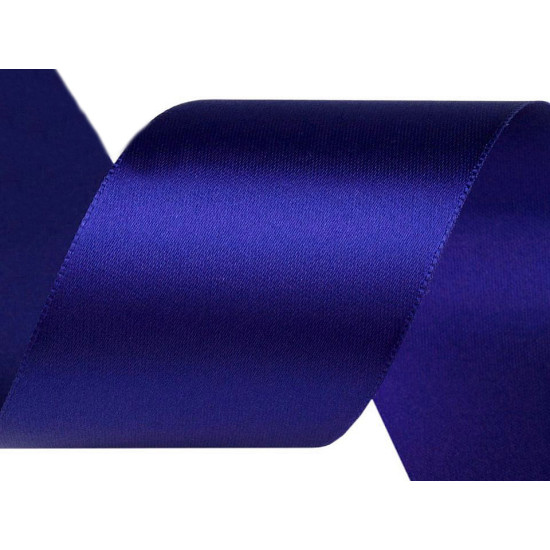 Panglică dublu satinată, lățime 50 mm - Negru (180 Metri) Panglică dublu satinată, lățime 50 mm - Negru (180 Metri)