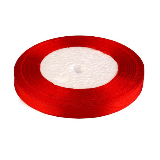 Panglică satin, lățime 10 mm - Galben narcisă (225 Metri)