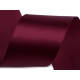 Panglică satin, lățime 50 mm - Roșu închis (90 Metri) Panglică satin, lățime 50 mm - Roșu închis (90 Metri)