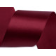 Panglică satin, lățime 50 mm - Roșu închis (90 Metri) Panglică satin, lățime 50 mm - Roșu închis (90 Metri)